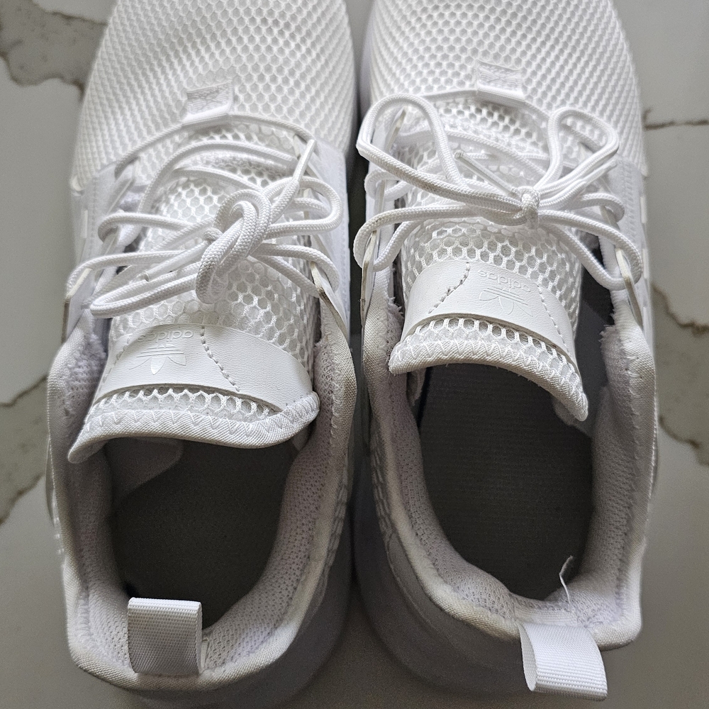 Adidas White Mesh Sneakers